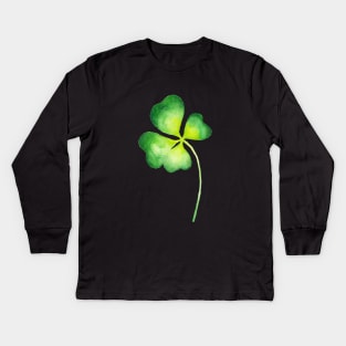 Four leaf clover Kids Long Sleeve T-Shirt